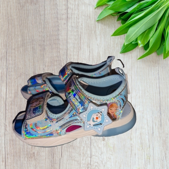 Toddler Disney Frozen Light Up Sandals, NWT - Picture 6 of 9